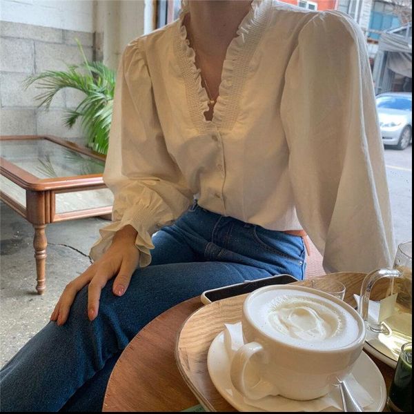girls elegance ol all womens blouses match sweet feminine casual solid basic full sleeves chic leisure loose slim women shirts, White
girls elegance ol all womens blouses match sweet feminine casual solid basic full sleeves chic leisure loose slim women shirts, White