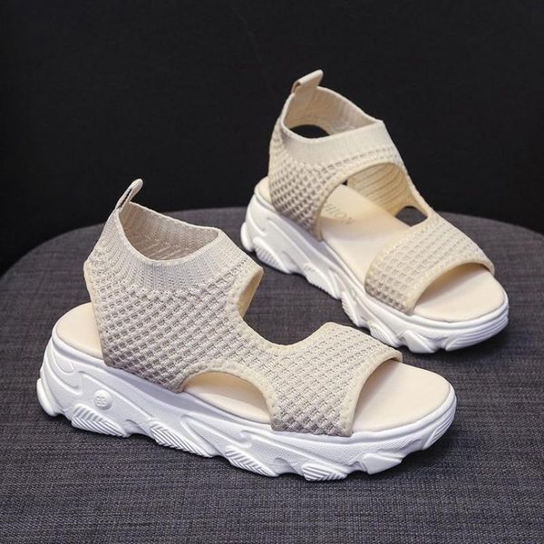sandals mesh platform for women beach shoes woman flats designer female summer heels sandles footwear y4q4, Black
sandals mesh platform for women beach shoes woman flats designer female summer heels sandles footwear y4q4, Black