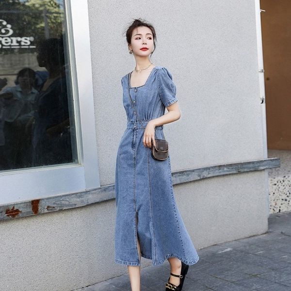 casual dresses summer female short sleeve square collar mid-calf denim elegant office dress vintage ladies with thin belt trim mermaid p701, Black;gray
casual dresses summer female short sleeve square collar mid-calf denim elegant office dress vintage ladies with thin belt trim mermaid p701, Black;gray