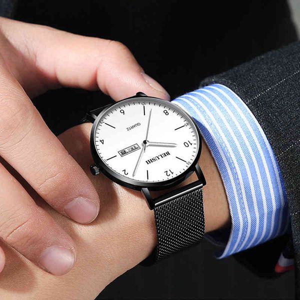 2021 ultra thin commercial casual quartz watches for men waterproof night light calendar week round stainless steel sport watch, Slivery;brown
2021 ultra thin commercial casual quartz watches for men waterproof night light calendar week round stainless steel sport watch, Slivery;brown