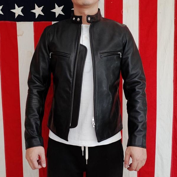 men's leather & faux .sales.brand classic motor biker style genuine jacket.mens us 641 horsehide coat.quality slim, Black
men's leather & faux .sales.brand classic motor biker style genuine jacket.mens us 641 horsehide coat.quality slim, Black