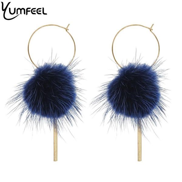 yumfeel fashion fur earrings metal golden color mink ball hoop women gifts jewelry & huggie, Golden;silver
yumfeel fashion fur earrings metal golden color mink ball hoop women gifts jewelry & huggie, Golden;silver