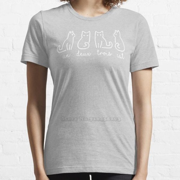 women's t-shirt cute abstract un deux trois cat french kitty t - shirt round collar short sleeve t-shirts gift idea cool, White
women's t-shirt cute abstract un deux trois cat french kitty t - shirt round collar short sleeve t-shirts gift idea cool, White