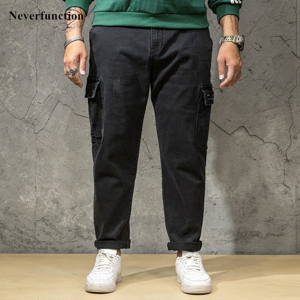 jeans men multi-pocket elastic waist slim fit trousers streetwear male cotton straight casual jogger denim plus size, Blue
jeans men multi-pocket elastic waist slim fit trousers streetwear male cotton straight casual jogger denim plus size, Blue