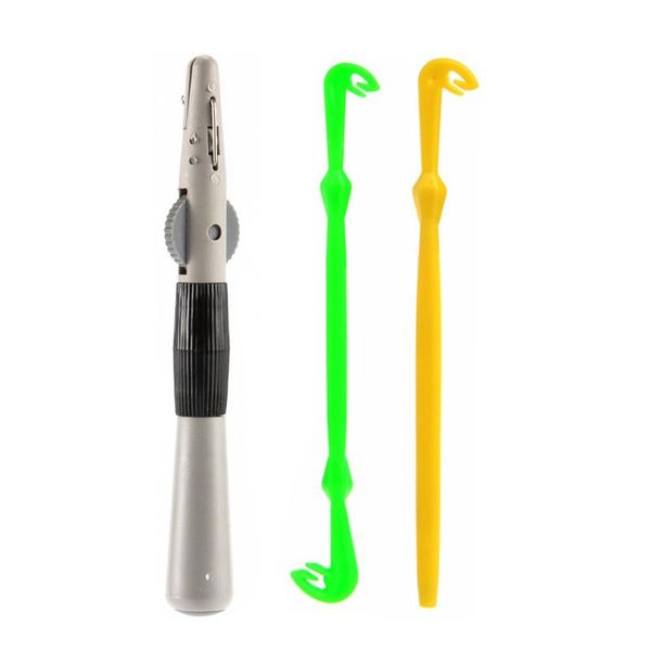 outdoor 1pcs abs tie hooks device manually fish wire knotter line fishing tackle tools fast tying knot .
outdoor 1pcs abs tie hooks device manually fish wire knotter line fishing tackle tools fast tying knot .