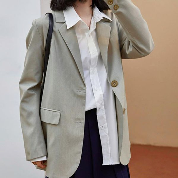 fashionable spring xiaoxi coat with women's belt shows blazer casual suits 2021 thin suit female outerwear chic & blazers, White;black
fashionable spring xiaoxi coat with women's belt shows blazer casual suits 2021 thin suit female outerwear chic & blazers, White;black