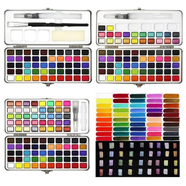 gift sets 50 colors/ 72 colors/90 colors/concentrated solid watercolor paint set portable sketch painting supplies
gift sets 50 colors/ 72 colors/90 colors/concentrated solid watercolor paint set portable sketch painting supplies