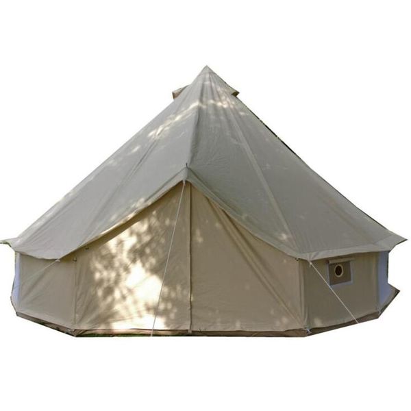 shade waterproof 900d oxford bell tent glamping outdoor family luxury large space camping for all seasons
shade waterproof 900d oxford bell tent glamping outdoor family luxury large space camping for all seasons