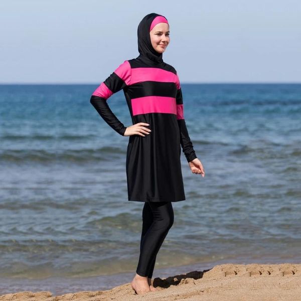 swim wear muslim swimwear women modest patchwork hijab long sleeves sport swimsuit 3pcs islamic burkinis bathing abaya burkini femme
swim wear muslim swimwear women modest patchwork hijab long sleeves sport swimsuit 3pcs islamic burkinis bathing abaya burkini femme