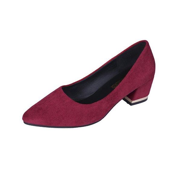 rough and women's singles shoes light suede red heels. woman womens ladies 34-41 dress, Black
rough and women's singles shoes light suede red heels. woman womens ladies 34-41 dress, Black