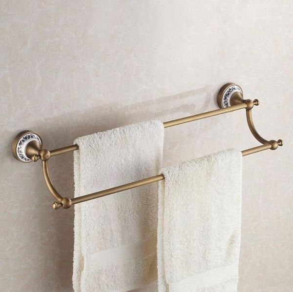 towel racks (24",60cm) double bar with ceramic antique bronze finish/towel holder,towel rack,bathroom accessories h6377
towel racks (24",60cm) double bar with ceramic antique bronze finish/towel holder,towel rack,bathroom accessories h6377