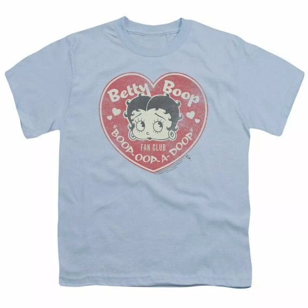 betty boop fun club heart kids youth t shirt licensed cartoon tee light blue, White;black
betty boop fun club heart kids youth t shirt licensed cartoon tee light blue, White;black