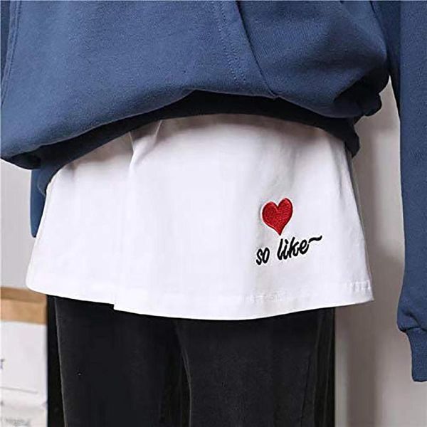skirts 2021 fashion women's inner wear sweater fake primer artifact hem white ripped holes all-match short layered, Black
skirts 2021 fashion women's inner wear sweater fake primer artifact hem white ripped holes all-match short layered, Black