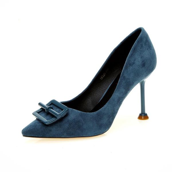 dress shoes high-heeled women's pointed fashion commuter workplace work ol metal buckle 2021 spring and autumn single, Black
dress shoes high-heeled women's pointed fashion commuter workplace work ol metal buckle 2021 spring and autumn single, Black