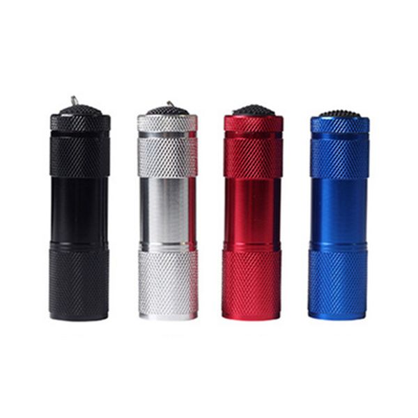aluminum alloy portable uv flashlight violet light 9 led 30lm torch light lamp mini flashlight 4 color zza416
aluminum alloy portable uv flashlight violet light 9 led 30lm torch light lamp mini flashlight 4 color zza416