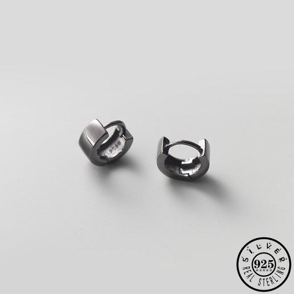 hoop & huggie 925 sterling silver small round ear rings black color plated earrings hip hop minimalist jewelry for women mens, Golden;silver
hoop & huggie 925 sterling silver small round ear rings black color plated earrings hip hop minimalist jewelry for women mens, Golden;silver