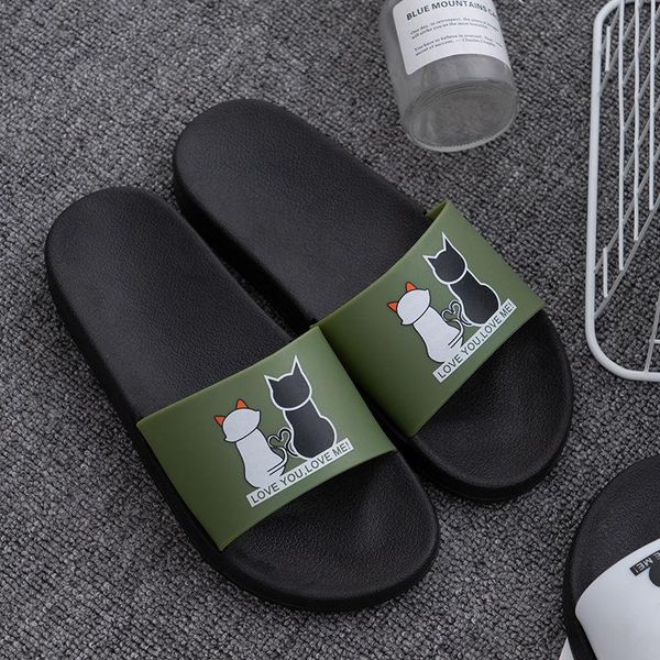 the latest cartoon sandals men's indoor and outdoor anti slip soft soles wear resistant fashion slippers women shoes, Black
the latest cartoon sandals men's indoor and outdoor anti slip soft soles wear resistant fashion slippers women shoes, Black