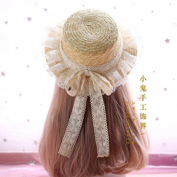 mori girl spring summer straw hats for women beach sun hat japanese style lolita kawaii princess lace bow ribbon caps &, Yellow
mori girl spring summer straw hats for women beach sun hat japanese style lolita kawaii princess lace bow ribbon caps &, Yellow