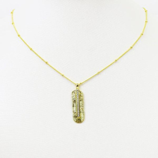 pendant necklaces 10pcs gold color feather shape necklace mix jewelry fashion, Silver
pendant necklaces 10pcs gold color feather shape necklace mix jewelry fashion, Silver