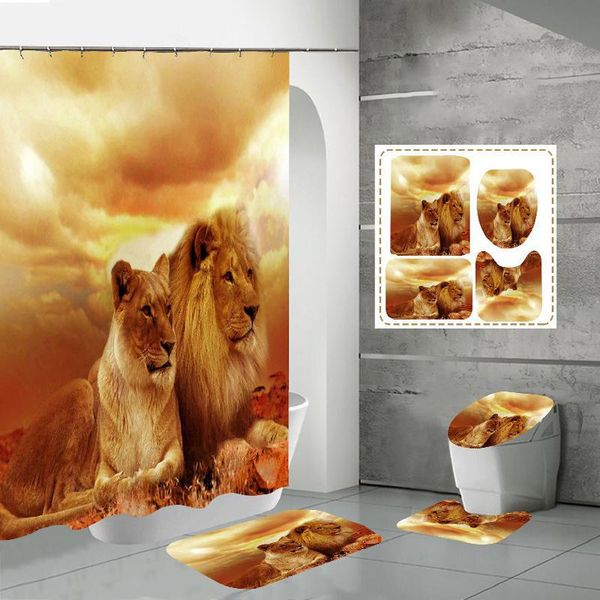 shower curtains 2021 inch household animal 3d digital printing waterproof polyester tiger leopard curtain bathroom accessories
shower curtains 2021 inch household animal 3d digital printing waterproof polyester tiger leopard curtain bathroom accessories