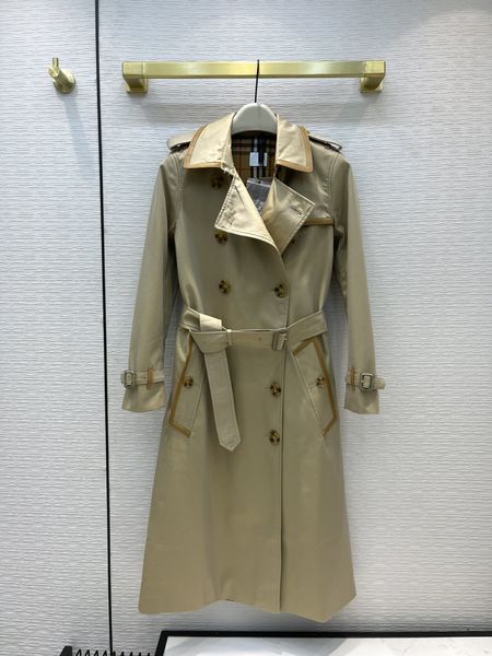 2021 autumn milan runway trench coats lapel neck long sleeve leisure overcoat and fashion brand same style women's jackets designer out, Tan;black
2021 autumn milan runway trench coats lapel neck long sleeve leisure overcoat and fashion brand same style women's jackets designer out, Tan;black