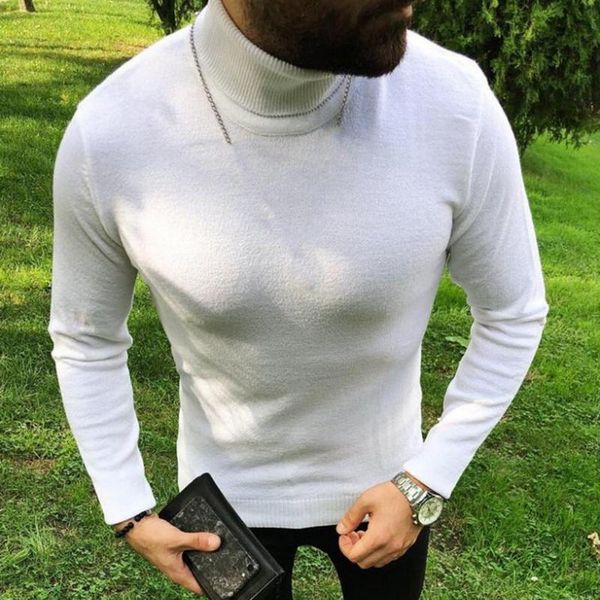 men turtleneck winter sweater thick warm slim fit men's pullover sweaters jumper white knitwear pull homme, White;black
men turtleneck winter sweater thick warm slim fit men's pullover sweaters jumper white knitwear pull homme, White;black