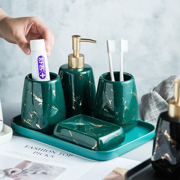 bath accessory set nordic marble ceramic bathroom kit wash accessories soap dispenser/toothbrush holder/tumbler/soap dish box
bath accessory set nordic marble ceramic bathroom kit wash accessories soap dispenser/toothbrush holder/tumbler/soap dish box