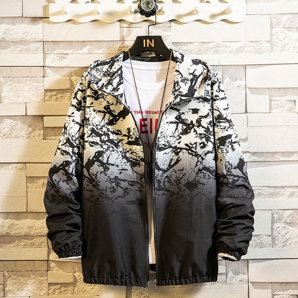 men's jackets gradient contrast color coat the handsome male jacket sportswear fried street 2021 fall into, Black;brown
men's jackets gradient contrast color coat the handsome male jacket sportswear fried street 2021 fall into, Black;brown