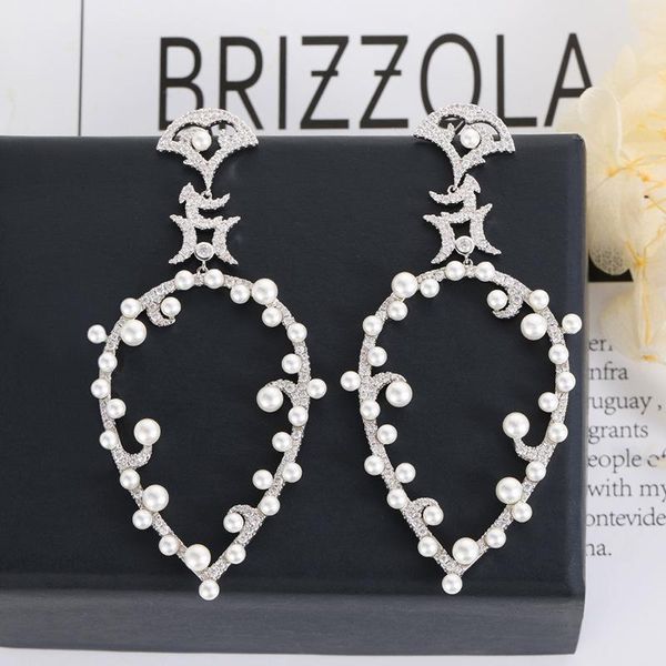dangle & chandelier fashion flower pearl earrings exaggerated water drop shape women jewelry retro pearls wedding earring gift zk35, Silver
dangle & chandelier fashion flower pearl earrings exaggerated water drop shape women jewelry retro pearls wedding earring gift zk35, Silver