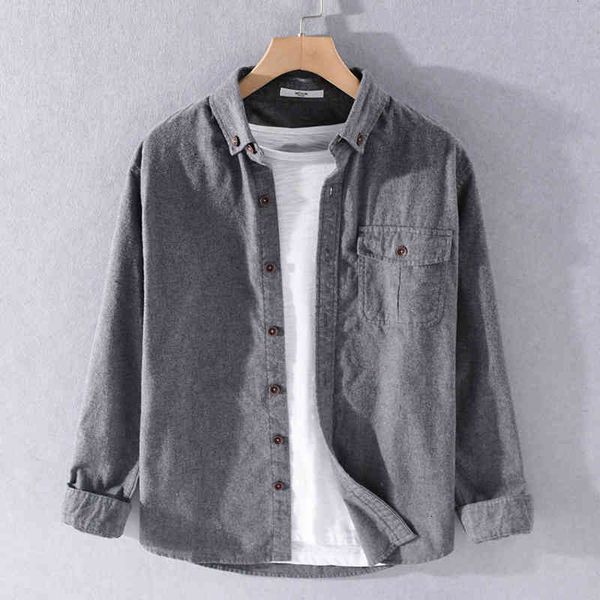 men's t-shirts autumn and winter loose brushed retro fashion pure cotton shirts for men brand trendy shirt mens comfortable camisa 8on4, White;black
men's t-shirts autumn and winter loose brushed retro fashion pure cotton shirts for men brand trendy shirt mens comfortable camisa 8on4, White;black