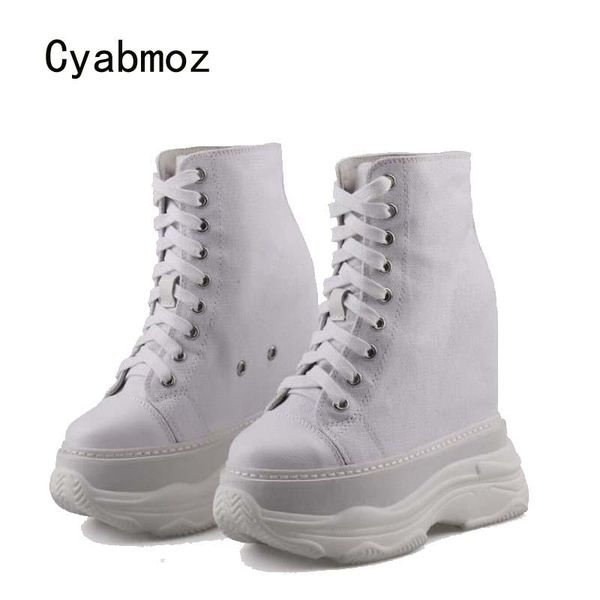 dress shoes cyabmoz high heels sneakers platform women height increasing canvas ladies woman pumps zapatos mujer tenis feminino, Black
dress shoes cyabmoz high heels sneakers platform women height increasing canvas ladies woman pumps zapatos mujer tenis feminino, Black