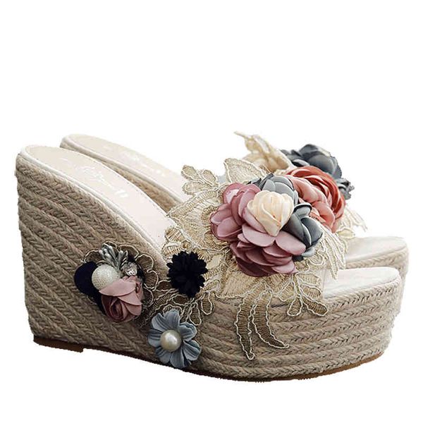 dress shoes women slippers high heel summer sandals fashion 3d flowers platform wedges ladies platform bohemian style zeys, Black
dress shoes women slippers high heel summer sandals fashion 3d flowers platform wedges ladies platform bohemian style zeys, Black