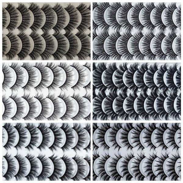 10 pair 3d mink hair false eyelashes wispy cross natural lashes extension tools makeup handmade eyelashes1
10 pair 3d mink hair false eyelashes wispy cross natural lashes extension tools makeup handmade eyelashes1