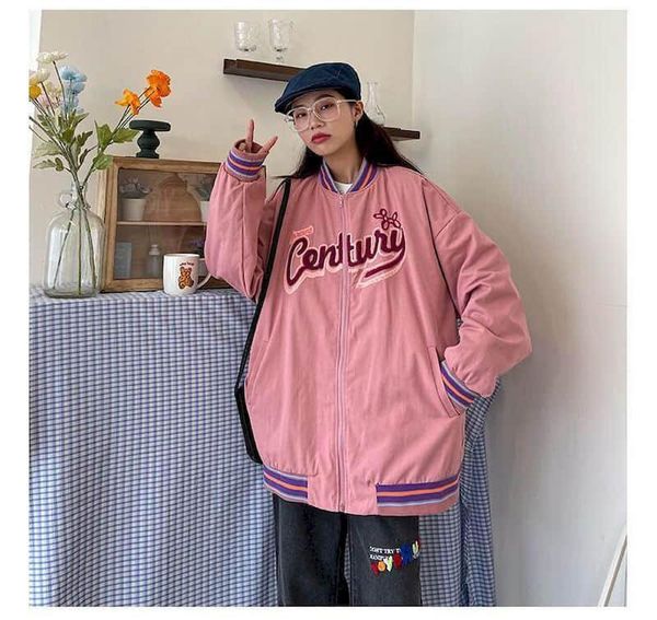 women's jackets harajuku oversized pocket button long-sleeved jacket traf printed bomber women spring clothes, Black;brown
women's jackets harajuku oversized pocket button long-sleeved jacket traf printed bomber women spring clothes, Black;brown
