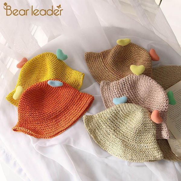 bear leader girls heart cartoon hats 2021 fashion kids baby summer straws hat holiday casual accessories children cute caps1, Yellow
bear leader girls heart cartoon hats 2021 fashion kids baby summer straws hat holiday casual accessories children cute caps1, Yellow