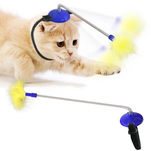 cat toys toy accessories self-entertainment head-mounted spring collar feather funny fidgeting stick selling pet supplies
cat toys toy accessories self-entertainment head-mounted spring collar feather funny fidgeting stick selling pet supplies