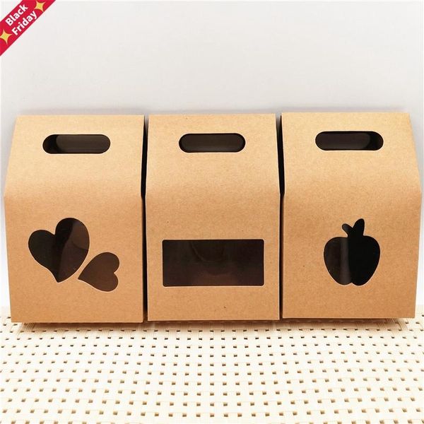 30pcs/lot gift bags kraft paper with small pvc window handmade souvenir packaging brown paperboard box apple heart 10x6x16cm wrap
30pcs/lot gift bags kraft paper with small pvc window handmade souvenir packaging brown paperboard box apple heart 10x6x16cm wrap
