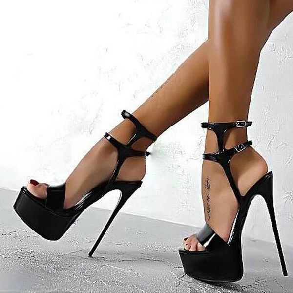 fashion shoes women sandals heel pumps platform pointed toe lady super high heels 16cm big size 46 a64-14, Black
fashion shoes women sandals heel pumps platform pointed toe lady super high heels 16cm big size 46 a64-14, Black