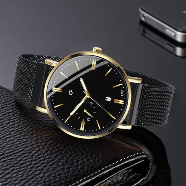 wristwatches men's fashion business watch simple magnet buckle mesh with analog quartz qatch classic style quartz&50, Slivery;brown
wristwatches men's fashion business watch simple magnet buckle mesh with analog quartz qatch classic style quartz&50, Slivery;brown