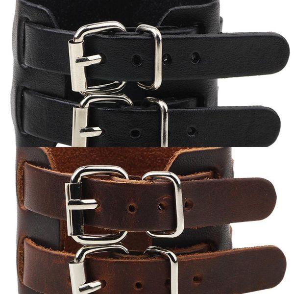 bangle 2021 jewelry wide double button men's and women's punk leather wrist bracelet, Black
bangle 2021 jewelry wide double button men's and women's punk leather wrist bracelet, Black