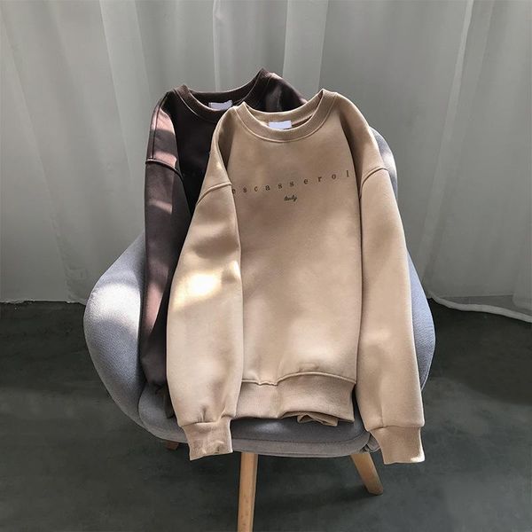women's hoodies & sweatshirts sweatshirt round neck fleece female 2021 autumn winter korean printed letter pattern loose, Black
women's hoodies & sweatshirts sweatshirt round neck fleece female 2021 autumn winter korean printed letter pattern loose, Black