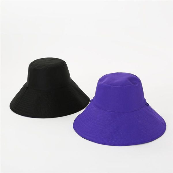 cloches women men multifunction adjustable bucket hats cotton 2021 summer double-side solid color fisherman's hat #jun19, Blue;gray
cloches women men multifunction adjustable bucket hats cotton 2021 summer double-side solid color fisherman's hat #jun19, Blue;gray