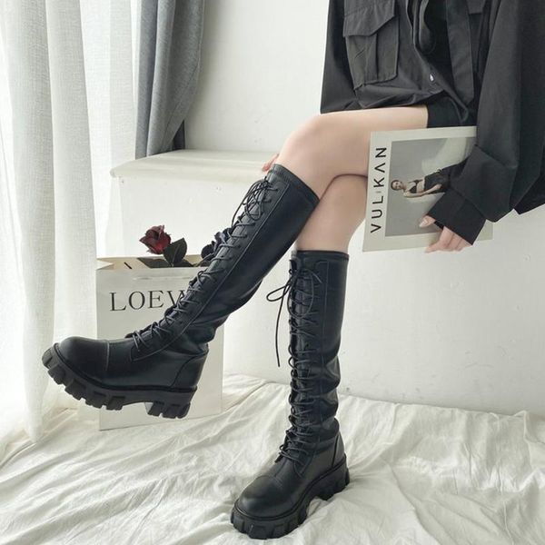 boots black platform foth shoes women female for 2021 thigh high lace-up woman
boots black platform foth shoes women female for 2021 thigh high lace-up woman