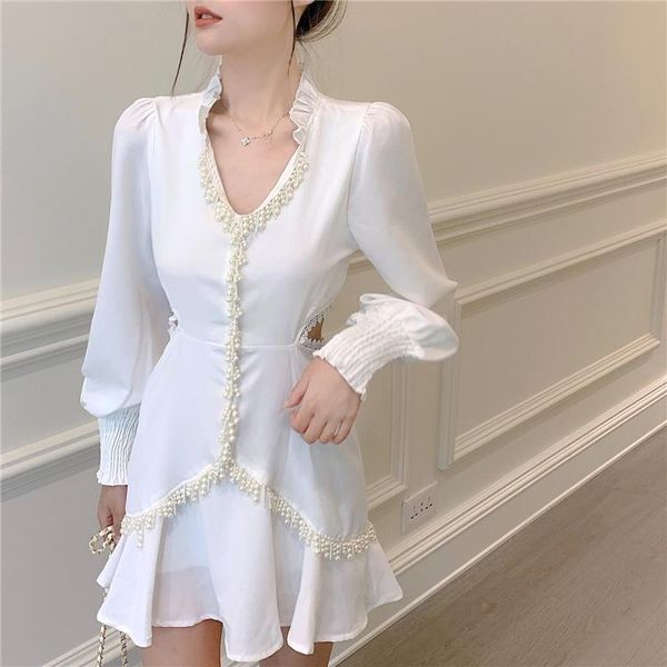 casual dresses women mini white party bead work pearl dress woman hollow out waist for, Black;gray
casual dresses women mini white party bead work pearl dress woman hollow out waist for, Black;gray
