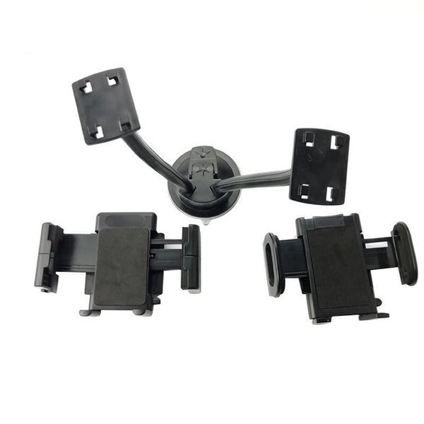 car dual head phone mount holder dashboard strong suction cup stand bracket oc- cell mounts & holders
car dual head phone mount holder dashboard strong suction cup stand bracket oc- cell mounts & holders