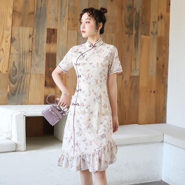 899# summer young girl modified dress vintage retro chinese improved cheongsam elegant mandarin collar female qipao ethnic clothing, Red
899# summer young girl modified dress vintage retro chinese improved cheongsam elegant mandarin collar female qipao ethnic clothing, Red