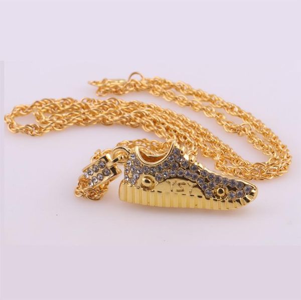 pendant necklaces fashion punk hip-hop women men running shoes crystal rhinestone chain necklace creative jewelry drop, Silver
pendant necklaces fashion punk hip-hop women men running shoes crystal rhinestone chain necklace creative jewelry drop, Silver