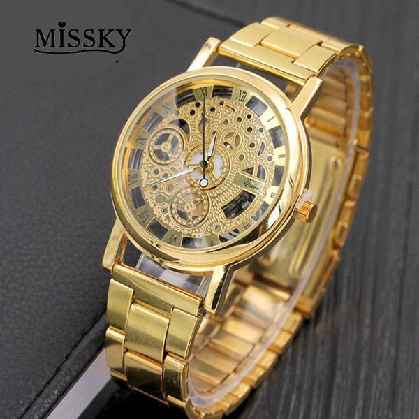 wristwatches missky alloy steel hollow-out quartz watch casual shape imitation mechanical wristwatch 2021 men fashion san0, Slivery;brown
wristwatches missky alloy steel hollow-out quartz watch casual shape imitation mechanical wristwatch 2021 men fashion san0, Slivery;brown