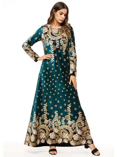 muslim dress women fashion long sleeve printed velvet big plaid robe abaya dubai turkey dresses ethnic clothing, Red
muslim dress women fashion long sleeve printed velvet big plaid robe abaya dubai turkey dresses ethnic clothing, Red