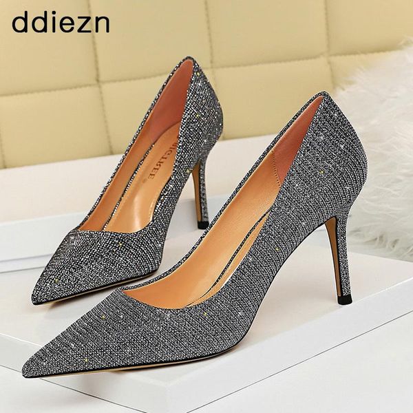 dress shoes nightclub women's party elegant ladies high heels thin female pumps shallow pointed toe woman, Black
dress shoes nightclub women's party elegant ladies high heels thin female pumps shallow pointed toe woman, Black